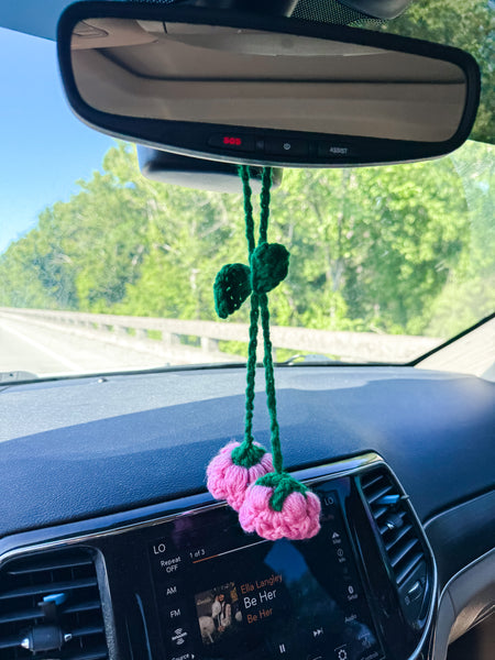 Handmade Crochet Roses - Red