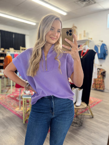 Scuba Top - Lavender