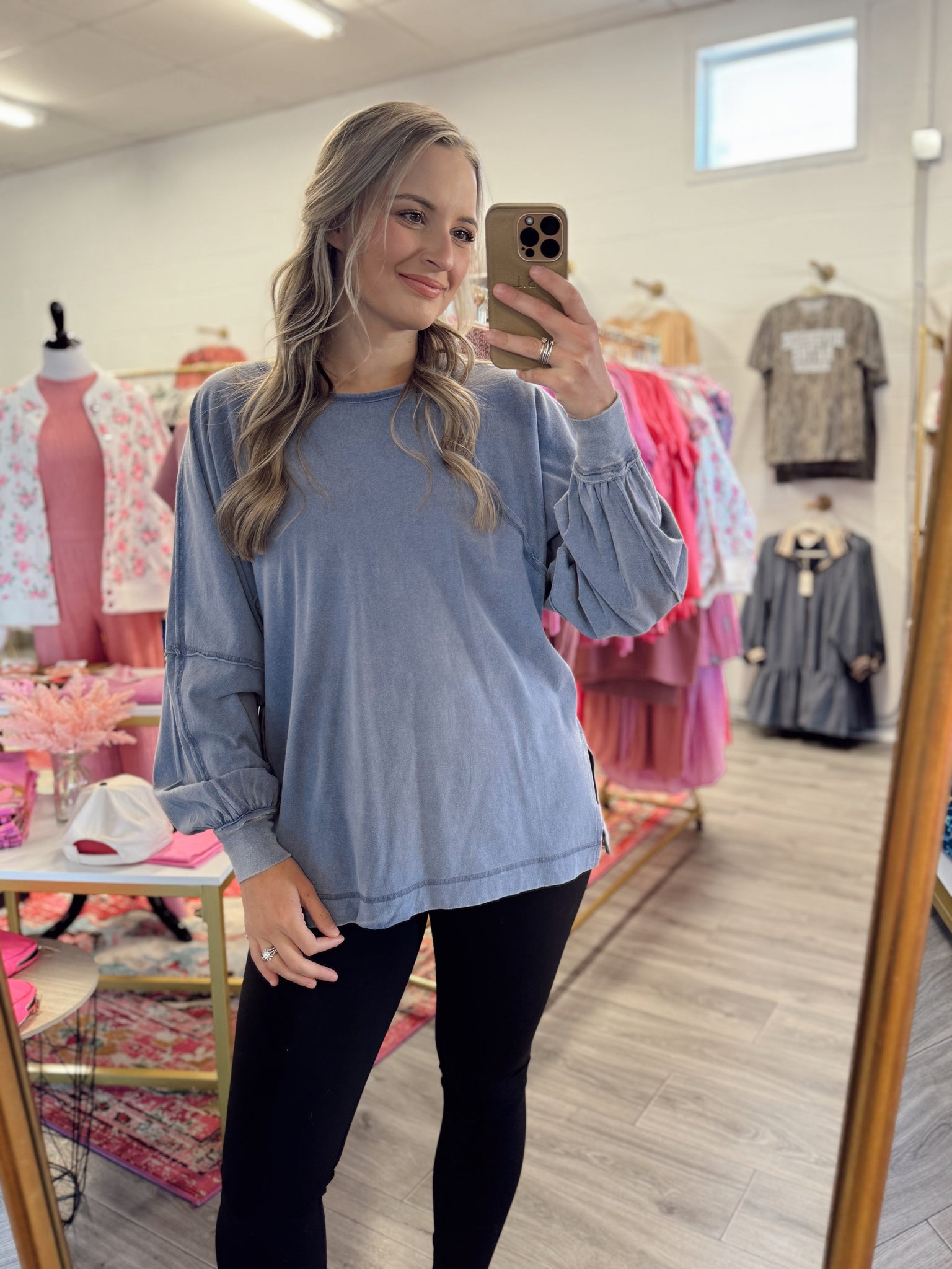 Everyday Oversized Basic - Dusty Blue