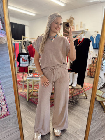 Breeze Pant Set - Mocha