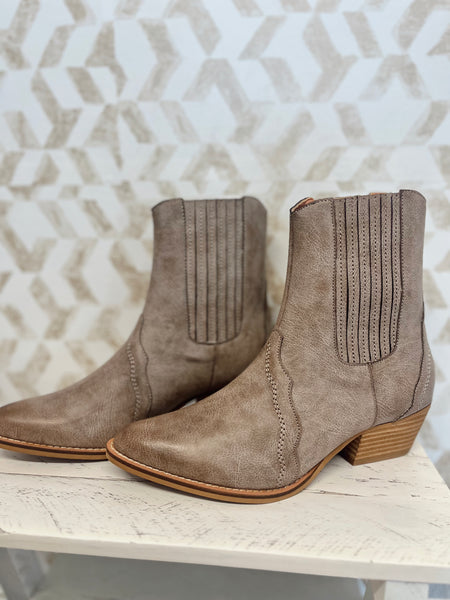 Blake Booties - Taupe