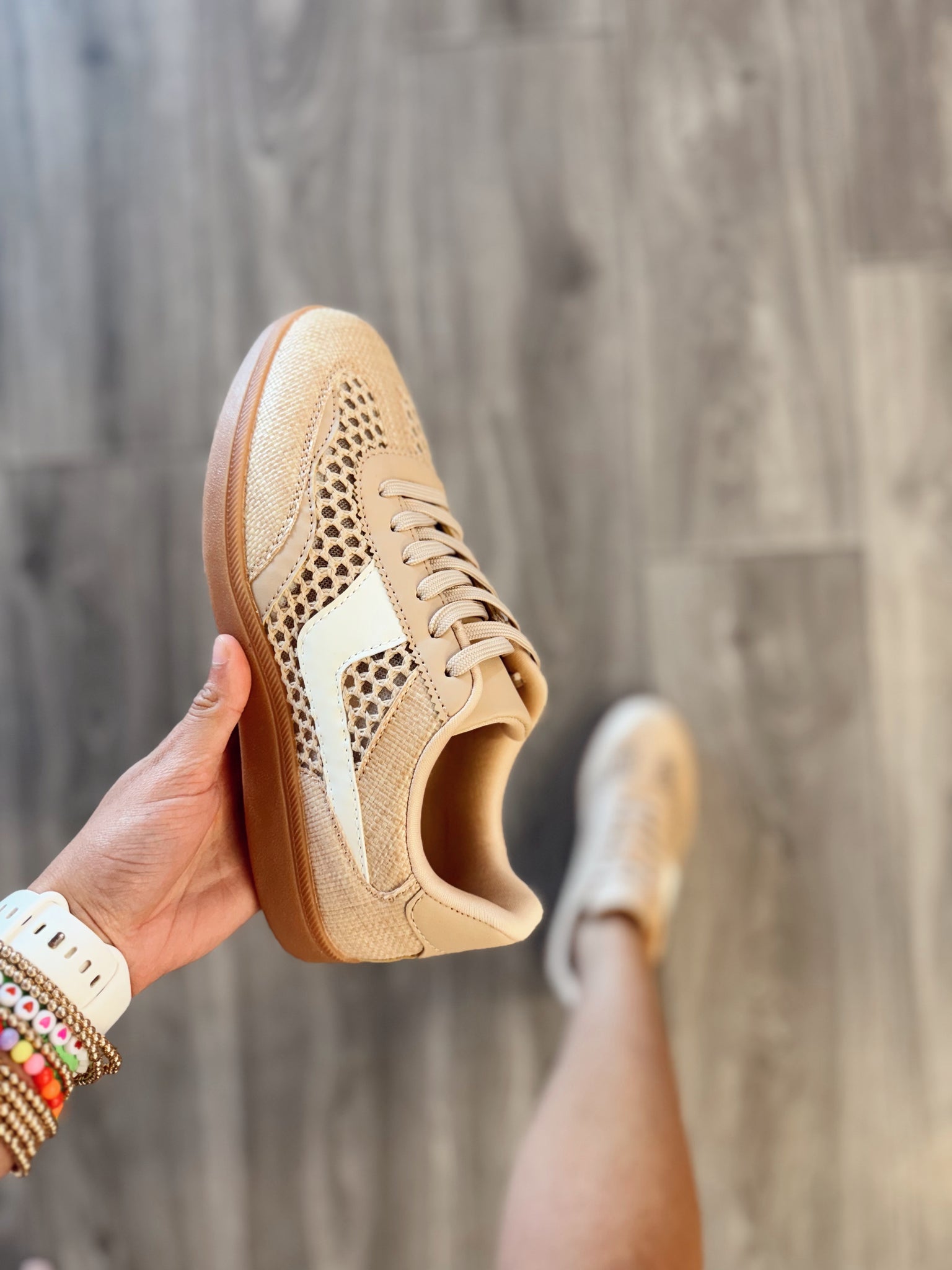 Skye Sneaker - Raffia