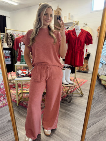 Breeze Pant Set - Mauve