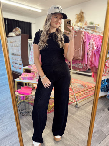 Tay Loungewear Set - Black