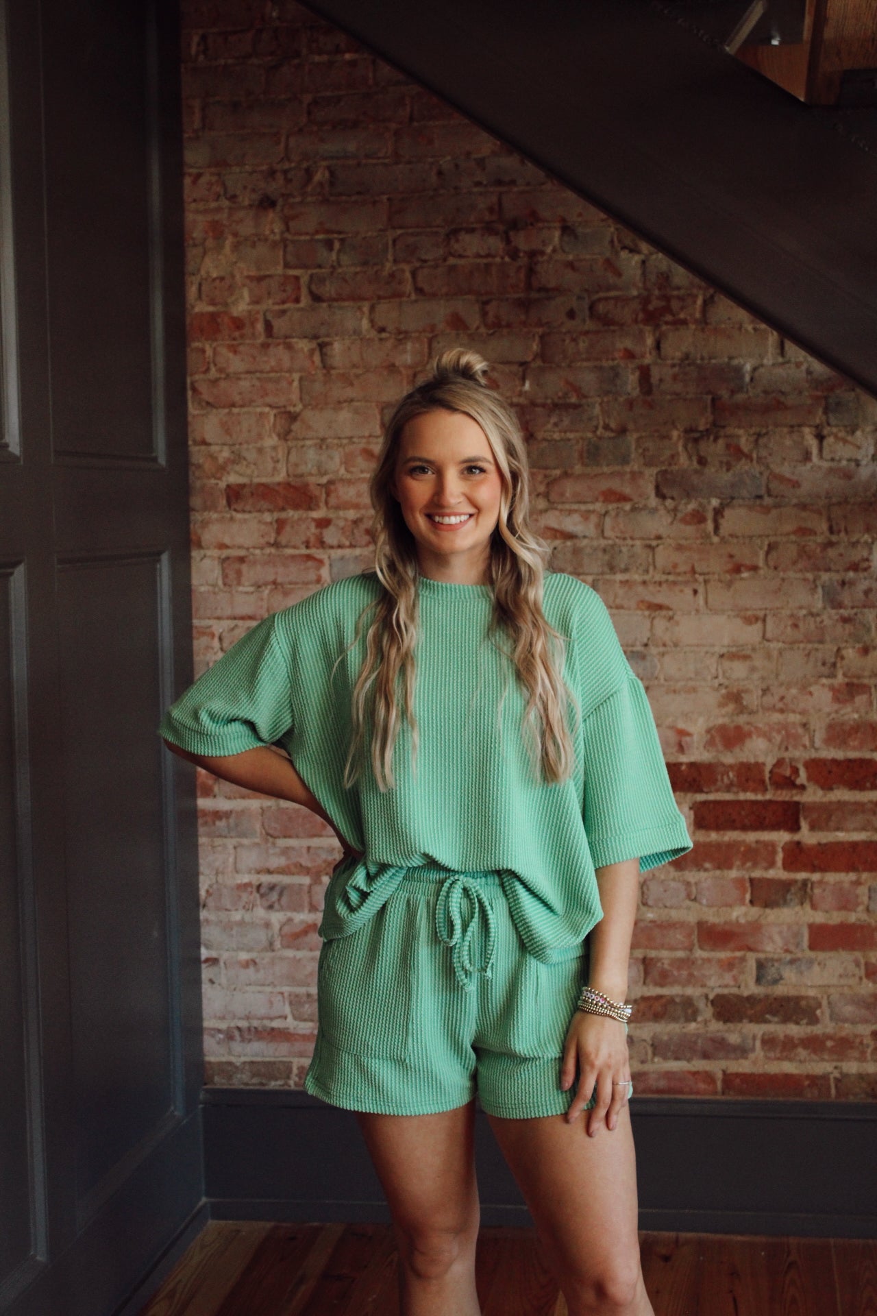 Everyday Ribbed Set - Green