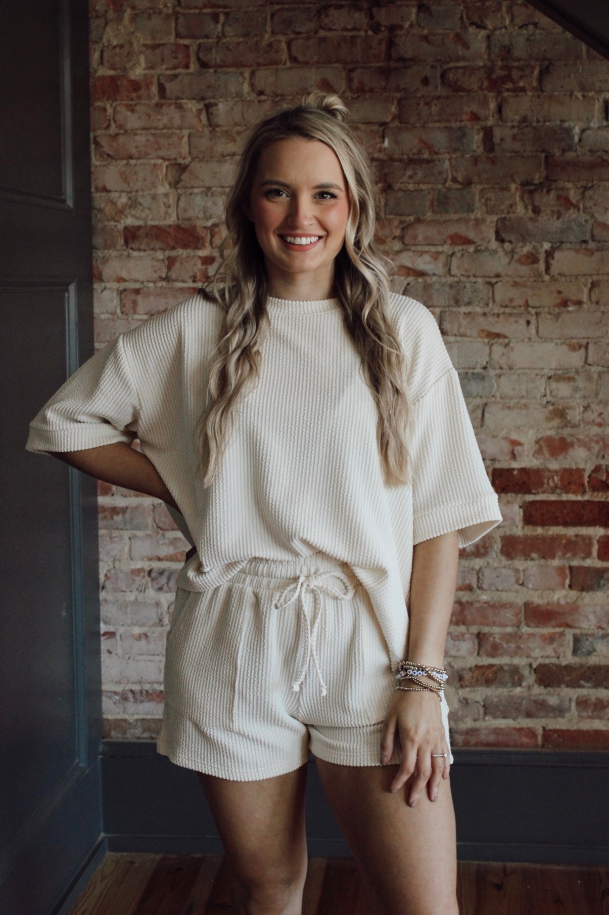 Everyday Ribbed Set - Cream