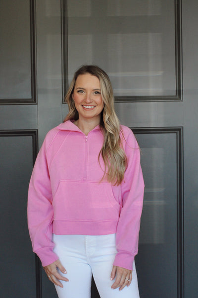 Scuba Pullover - Cotton Candy Pink