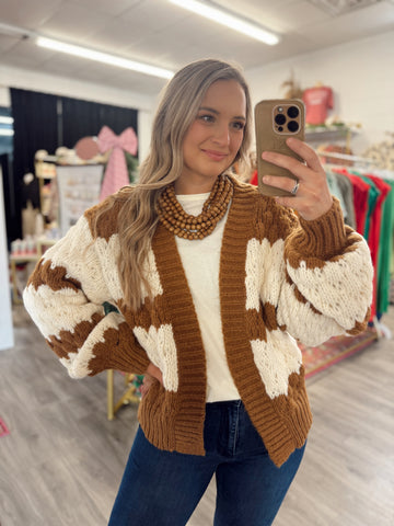 Oversized Bubble Cardigan