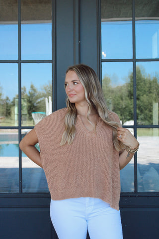 Ready For You Knit Top - Tan