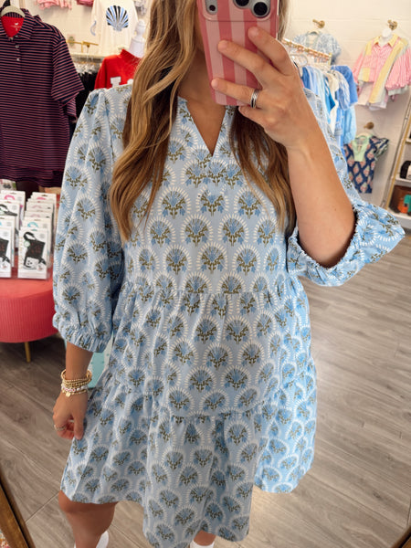 Bloom in Blues Dress