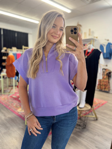 Scuba Top - Lavender