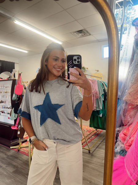 Star of the Show Denim Top