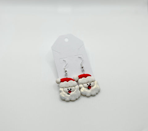 Santa Clay Earrings