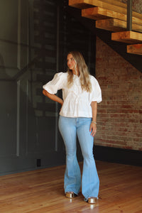 Bell Bottom Jeans - Light, S-2XL