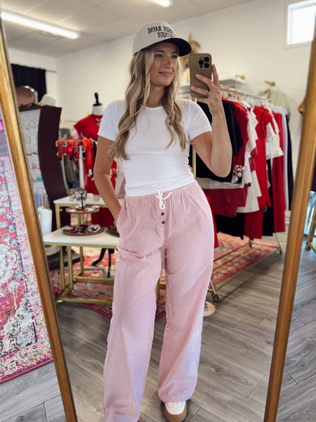 Bailey Boxer Pants - Red