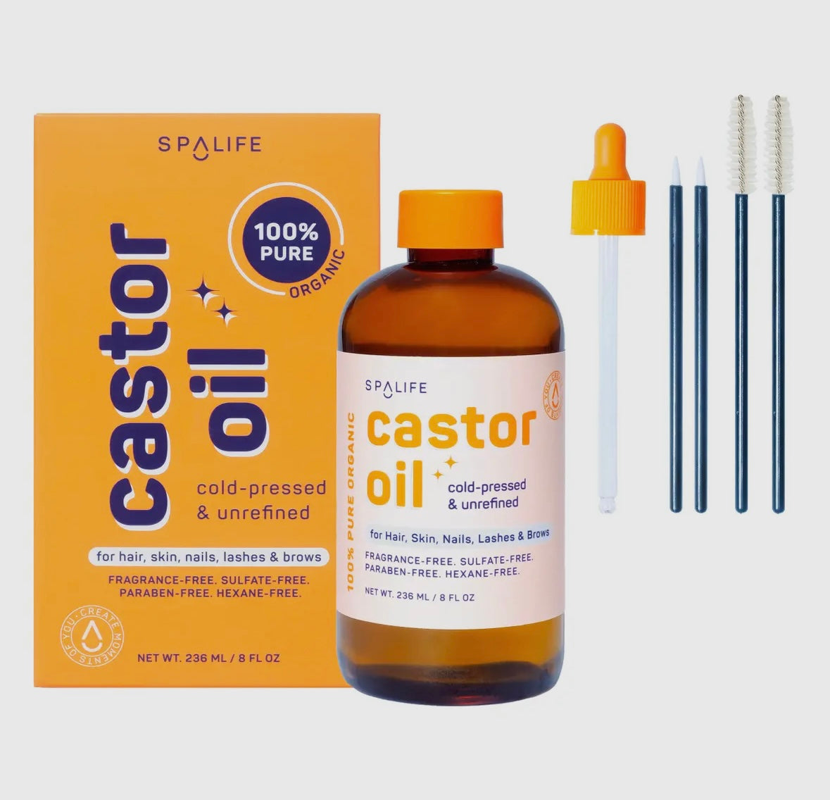 Castor Oil 100% Pure by My Spa Life
