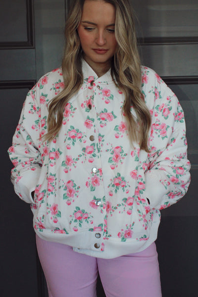 Floral Quilted Jacket