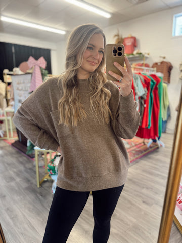 Buttery Soft Sweater - Mocha