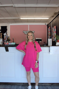 Running Errands Set - Hot Pink