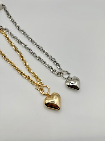 Juliet Heart Necklace