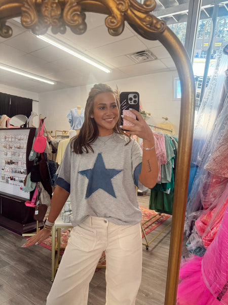 Star of the Show Denim Top