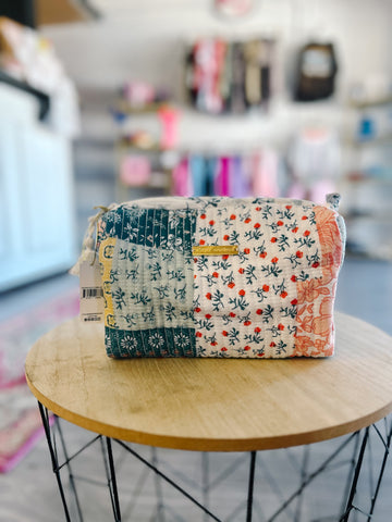 Cosmetic Quilt Bag - Patchwork