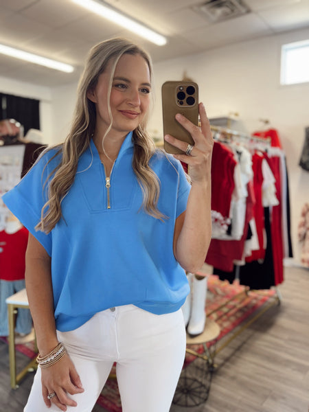 Scuba Top - Blue