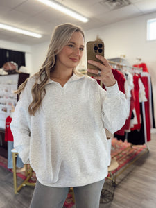 Dove Pullover - Heather Gray