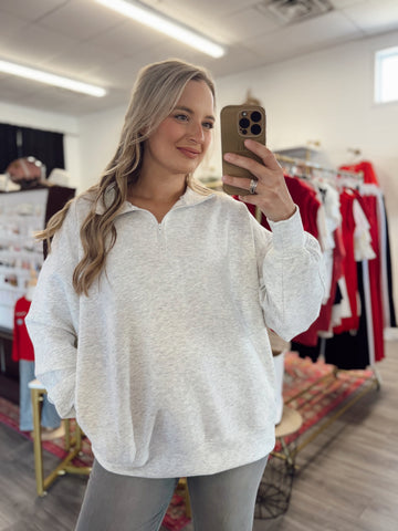 Dove Pullover - Heather Gray