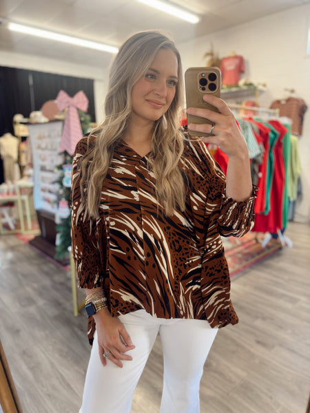 Abby Animal Blouse