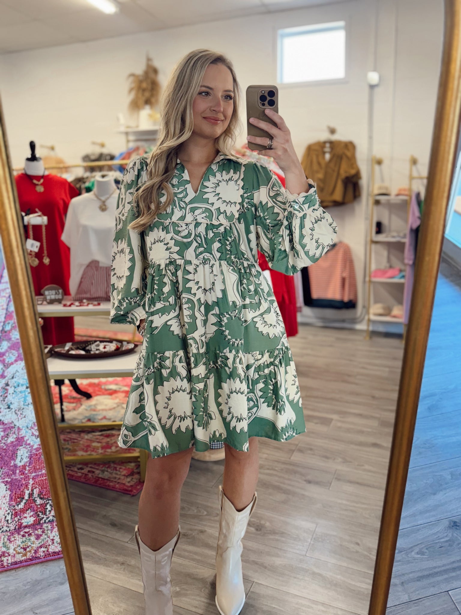 Stella Floral Tiered Dress