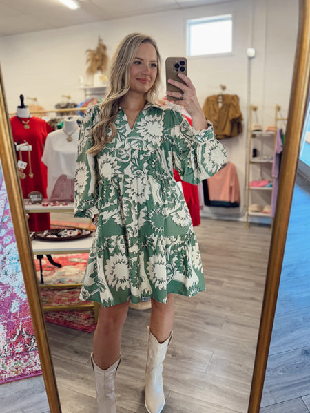 Stella Floral Tiered Dress