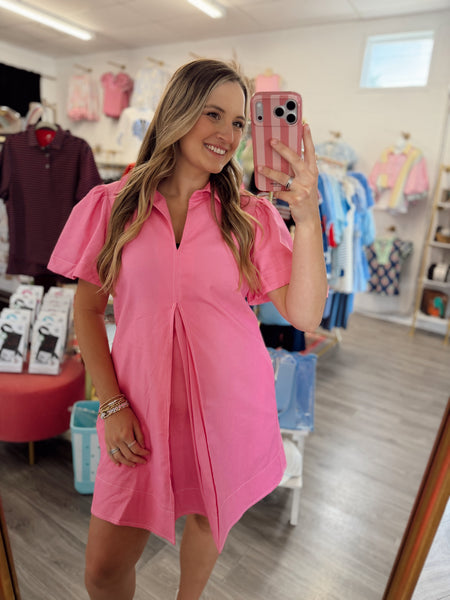 Barbie Pleated Mini Dress