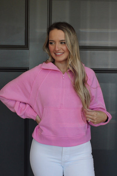 Scuba Pullover - Cotton Candy Pink