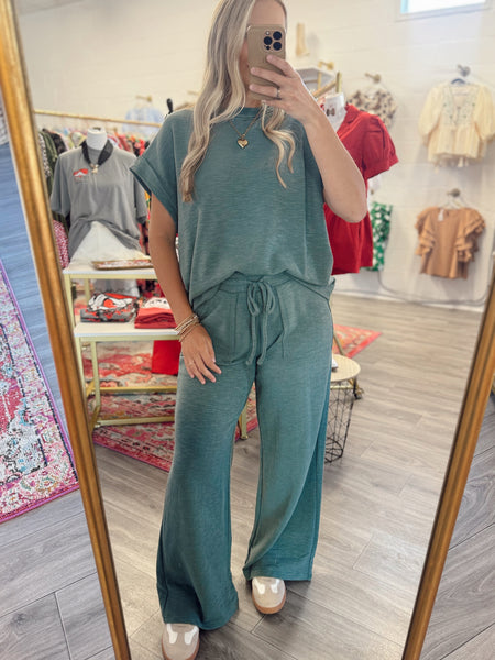 Breeze Pant Set - Jade