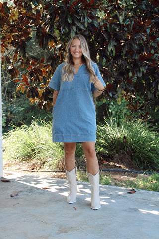 Concert Ready Denim Dress