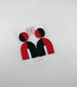 Beaded Arch Earrings