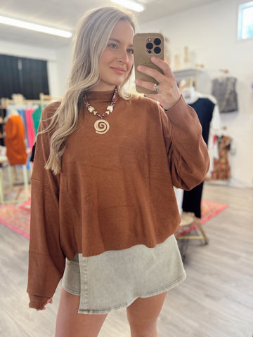 Evening Sweater Vibes - Camel
