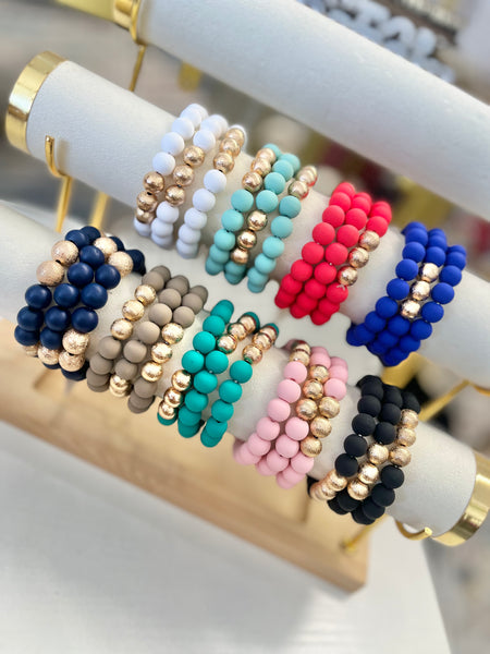 Shimmer Stack Bracelets