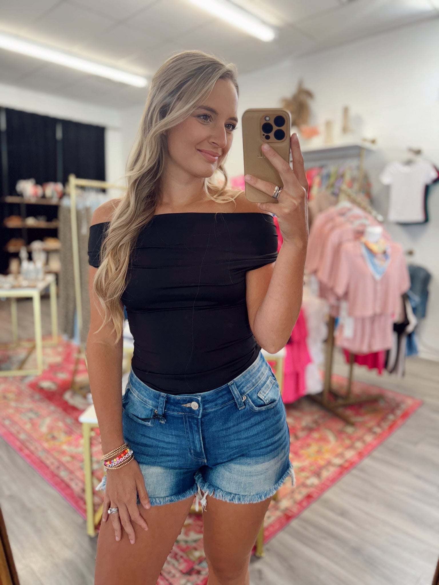 Casually Twist Top - Black