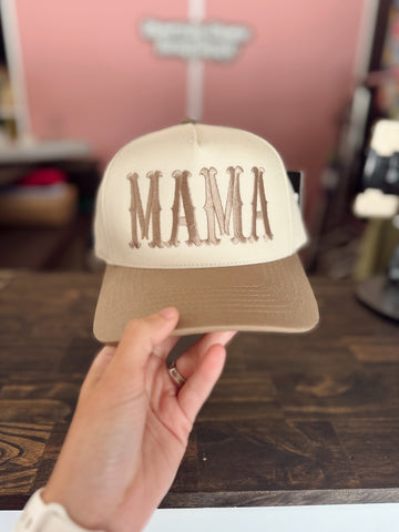 MAMA Trucker Hat - Tan