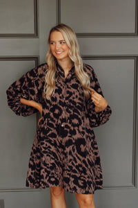 Annie Animal Print Dress