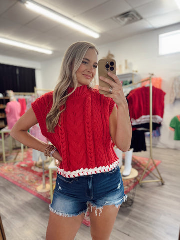 Gameday Chunky Knit Sweater
