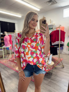 Floral Mix Blouse