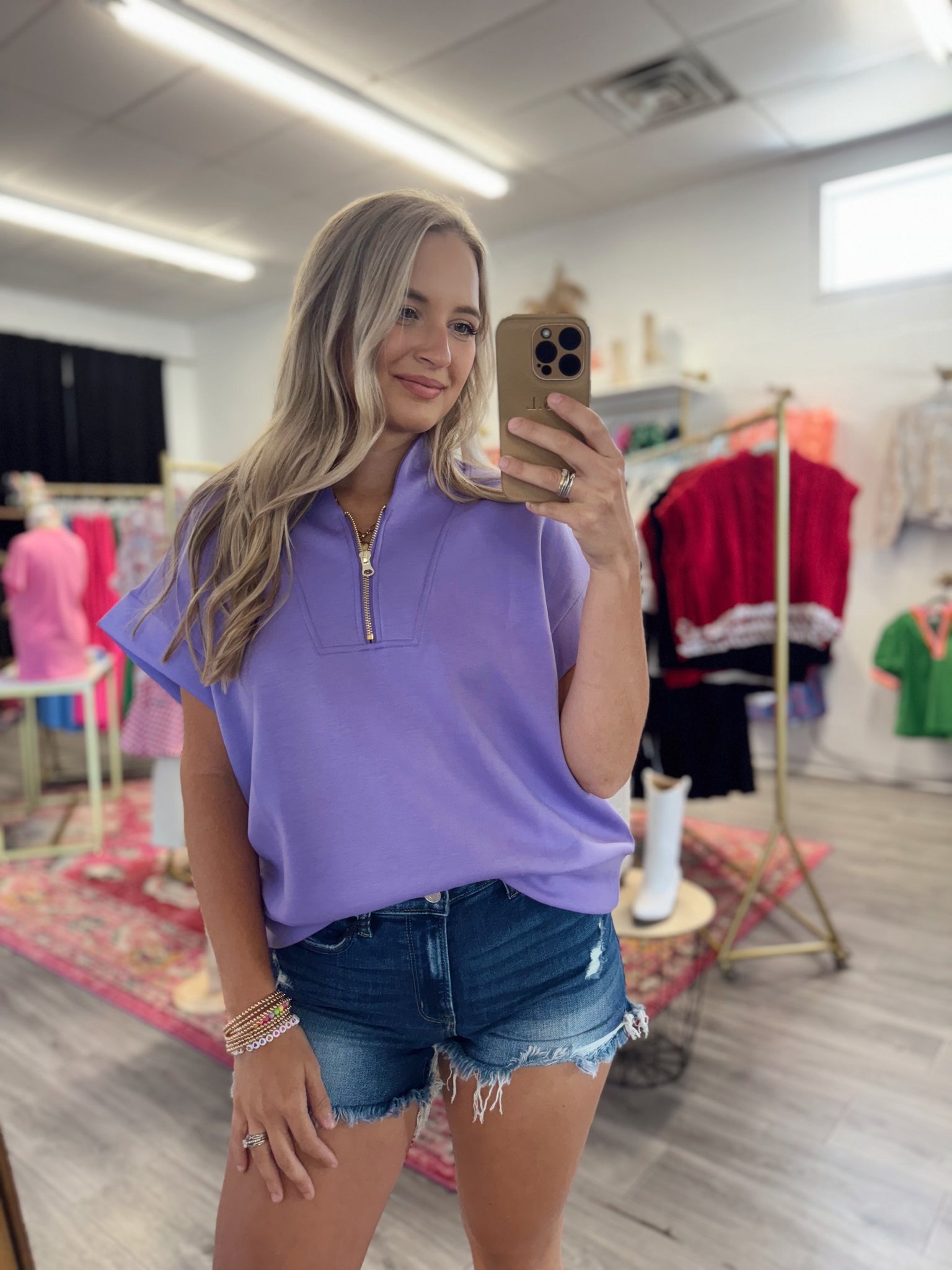 Scuba Top - Lavender