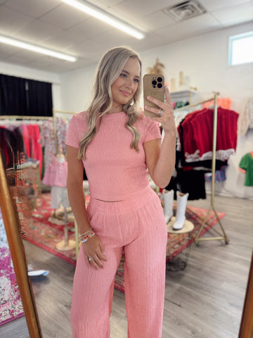 Tay Loungewear Set - Light Rose