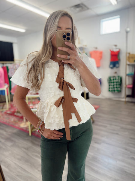 Bubble Babydoll Blouse