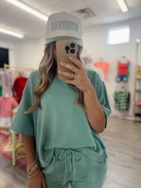 Everyday Ribbed Set - Sage