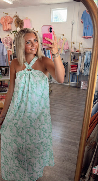 Summertime Halter Maxi Dress