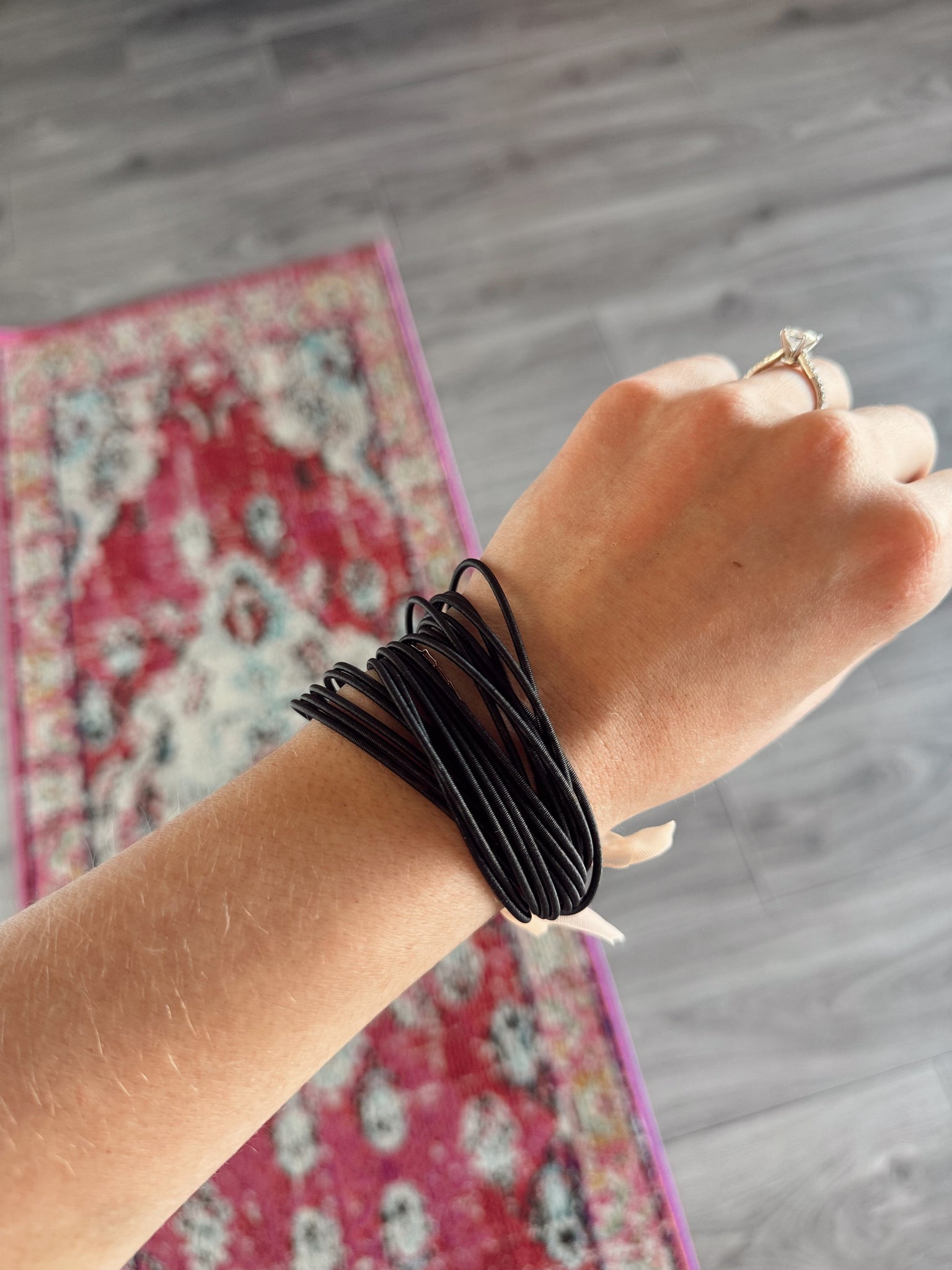 Make a Statement Bracelet- Black